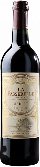 Вино Vinadeis La Passerelle Merlot Pays d'Oc IGP Ла Пассерель Мерло 75