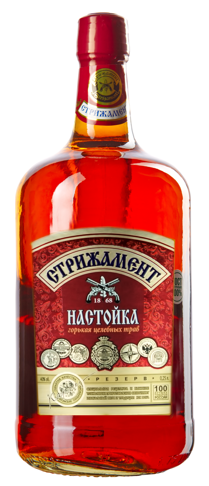 Настойка горькая Стрижамент  1750 мл