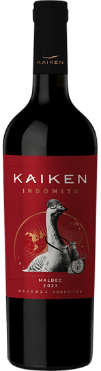 Вино Kaiken Indomito   Malbec  2021 750 мл  14,5%