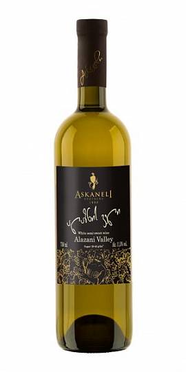 Вино Alazani Valley  Askaneli Brothers white semi sweet 750 мл