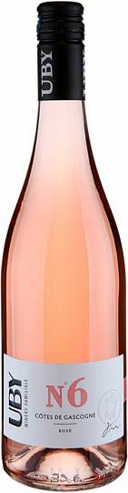 Вино Uby  №6 Rose  Cotes de Gascogne Юби  №6 Розе  2020  750 мл