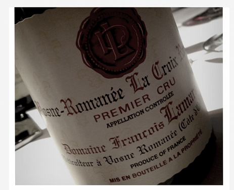 Вино Domaine Francois Lamarche  Vosne-Romanee Premier Cru La Croix Rameau   2017 750 