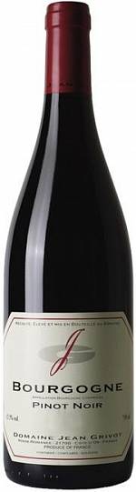 Вино Domaine Jean Grivot Bourgogne Pinot Noir AOC  2019  750 мл