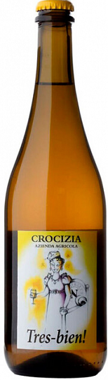 Игристое вино Crocizia  Tres-bien!  Emilia IGT  2021 750 мл  