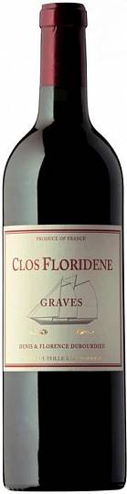 Вино  Clos Floridene Graves AOC Кло Флориден красное   2016 750 мл