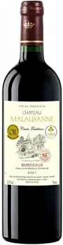 Вино Chateau  Malausanne Rouge  Bordeaux AOC  2021  750 мл