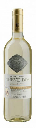 Вино Nueve Dos Нуэвэ Дос белое полусухое  750 мл