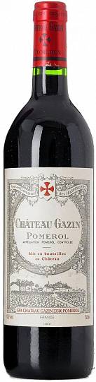 Вино Chateau Gazin  2019 750 мл 14,5%