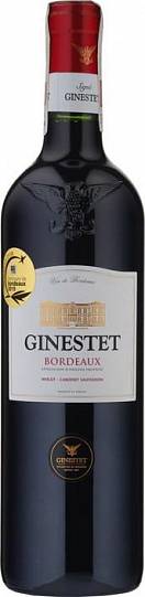 Вино Ginestet Bordeaux АОC Rouge Жинесте Бордо Руж 2020 750 мл