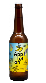 Пивной напиток с яблочным соком   Appleton Banana Эпплтон  банан  500 мл