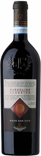 Вино красное сухое Valleselle, "Pieve San Vito" Bardolino , Ва
