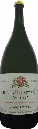 Вино Domaine Jean Collet et Fils Chablis 1er Cru Vaillons  gift box  2019 6000 мл  1