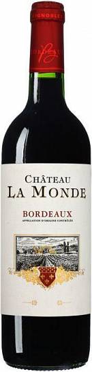 Вино  "Chateau La Monde" Rouge, Bordeaux AOC, 2012, 750 мл