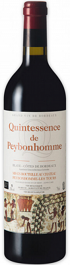 Вино  Quintessence de Peybonhomme  Blaye-Cotes de Bordeaux AOC  2020 750 мл  