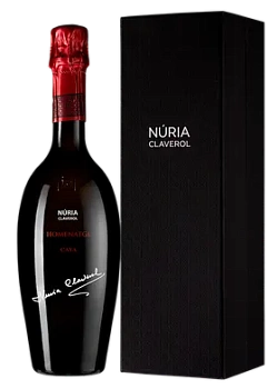 Игристое вино Cava Nuria Claverol Homenatge Extra Brut gift box  2016  750 мл