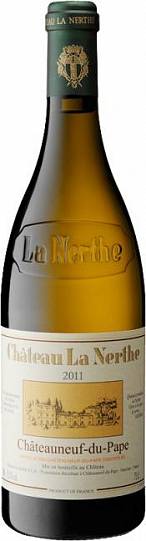 Вино Chateau la Nerthe Chateauneuf-du-Pape AOC Blanc  2020 750 мл 14%