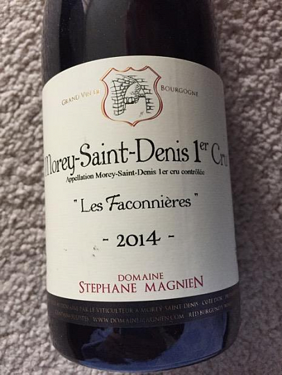 Вино Domaine Stephane Magnien  Morey-Saint-Denis Premier Cru Les Faconnieres    2014  