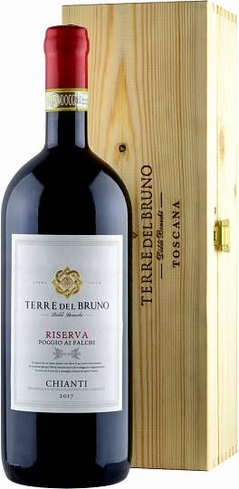 Вино Terre del Bruno Torrealta di Pogni   wooden box 1500 мл  13 %