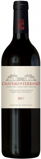 Вино Saint-Emilion Grand Cru АОС Chateau de Ferrand Grand Cru Classe   2017 750 м