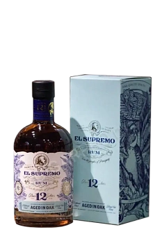 Ром  El Supremo 12   gift box  700 мл  40 %
