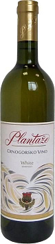 Вино Plantaze Crnogorsko Vino White Semi-sweet  Плантаже Черногорское Вино Белое Полусладкое 750 мл