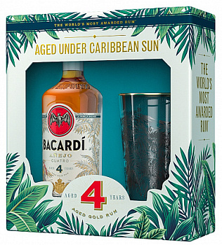 Ром  Bacardi  Añejo Cuatro    4year  700 мл