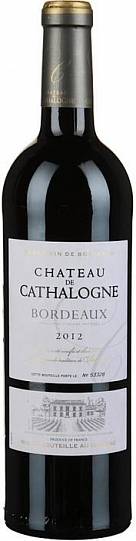 Вино Chateau de Cathalogne  Bordeaux AOC   2018  750 мл