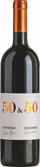 Вино Capannelle 50 & 50 Vino da Tavola di Toscana IGT  2014 750 мл