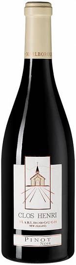 Вино Clos Henri   Pinot Noir Marlborough   2019 750 мл