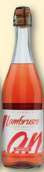 Игристое вино  Lambrusco   Antiche Vigne Ducali   Ламбруско Антике Винье Дукали  розовое 750 мл