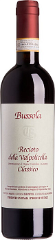 Вино Tommaso Bussola  Recioto della Valpolicella Classico  Томазо Буссола  Речиото делла Вальполичелла Классико 2017 500 мл  12%