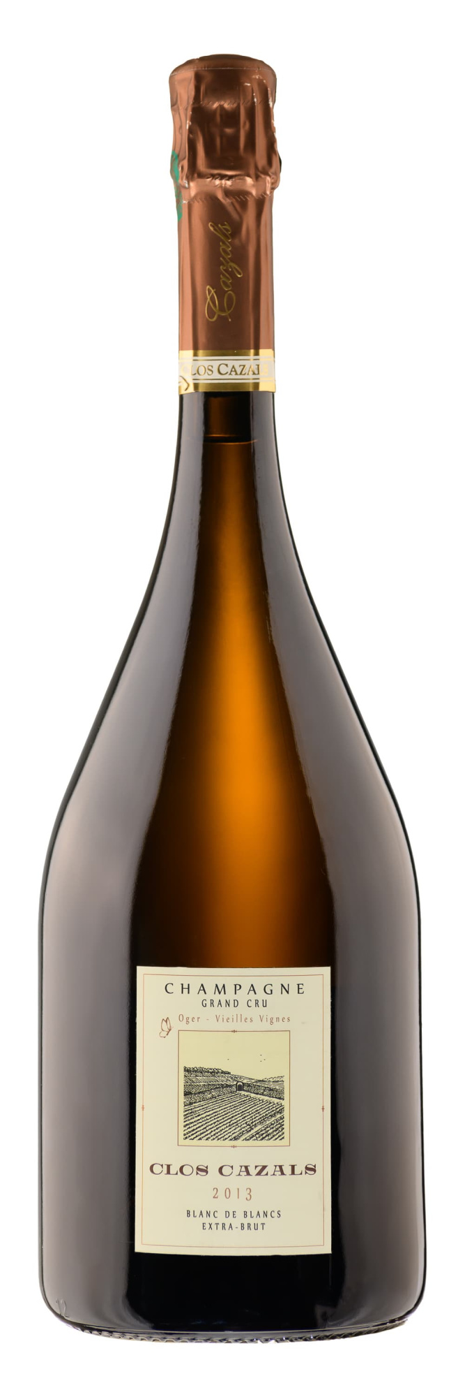 Шампанское  Claude Cazals, Clos Cazals Grand Cru, 2013 750 мл 12.5%
