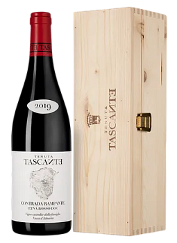 Вино Tasca d'Almerita  Tascante Contrada Rampante Etna DOC в подарочной коробке 2019 750 мл   13,5%