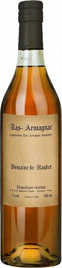 Арманьяк Bas-Armagnac Domaine de Haubet 10 years  700 мл