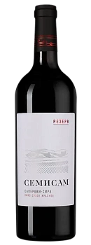 Вино Шумринка Семисам Саперави Сира Резерв  2022  750 мл