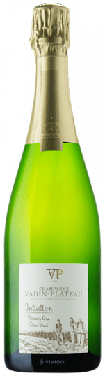 Шампанское  Vadin Plateau Intuition Premier Cru Extra Brut Champagne  2018   750