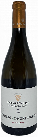 Вино Edouard Delaunay Chassagne-Montrachet  Le Village  white dry   2018 750 мл