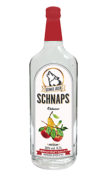 Шнапс Schnee Jager Schnaps Obstwasser Шнее Егер шнапс Яблоко и Груша 700 мл