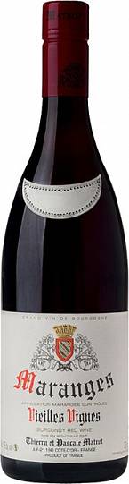 Вино Domaine Thierry et Pascale Matrot Maranges Vieilles Vignes AOC    2017  750 мл