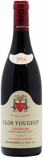 Вино Domaine Geantet-Pansiot Clos Vougeot Grand Cru AOC  2016 750 мл 