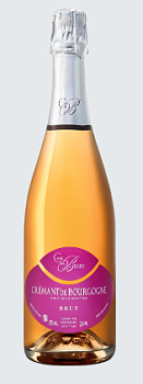 Игристое вино  Cave de Bissey Cremant de Bourgogne AOP Brut  Rose 750 мл