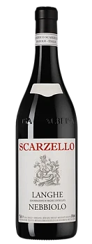 Вино Scarzello Langhe Nebbiolo  2022  750 мл