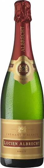 Игристое вино Lucien Albrecht Brut Crémant d'Alsace Люсьен Альбре