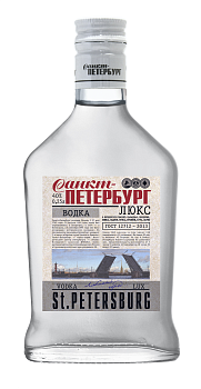Водка Ладога Санкт-Петербург Люкс фляга 250 мл