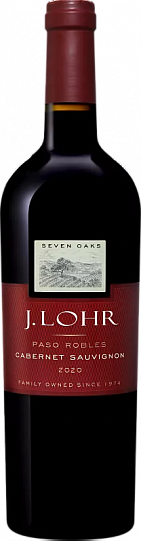Вино J. Lohr  Seven Oaks Cabernet Sauvignon Paso Robles AVA   2020 750 мл 13,9%