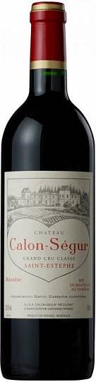 Вино Chateau Calon Segur Saint-Estephe AOC 3-me Grand Сru  2015 750 мл