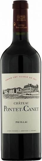 Вино Chateau Pontet-Canet Pauillac AOC 5-me Grand Cru Classe  2011 750 мл 13,5%