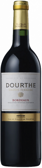 Вино Dourthe Grands Terroirs Bordeaux  red 2020   750 мл