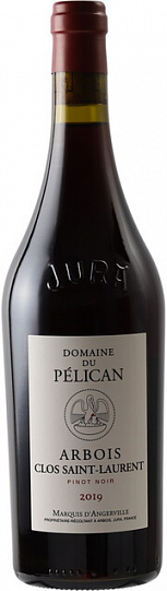 Вино Domaine du Pelican  Arbois Pinot Noir  Clos Saint-Laurent  AOC  2019 750 мл