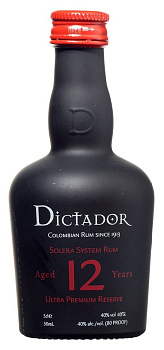 Ром Dictador 12 YO Диктатор 12 лет 50 мл